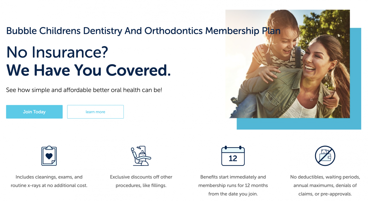 Finance Options Newton and Boston, MA Bubble Children's Dentistry and